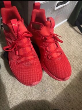 Puma Women’s All-Red Athletic Sneakers